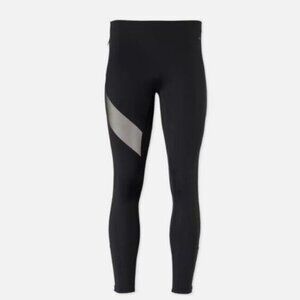 Tracksmith NDO Running Tights - Black - Mens Large